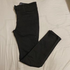 SOLD black high-rise hollister skinny jeans